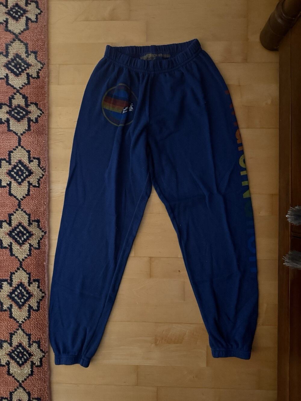 Aviator Nation Venice CA Logo Joggers Sweatpants Women's Small Loungewear